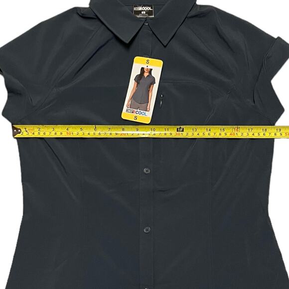 32 Degrees Cool Outdoor Performance Button Front Shirt Small - Picture 3 of 4